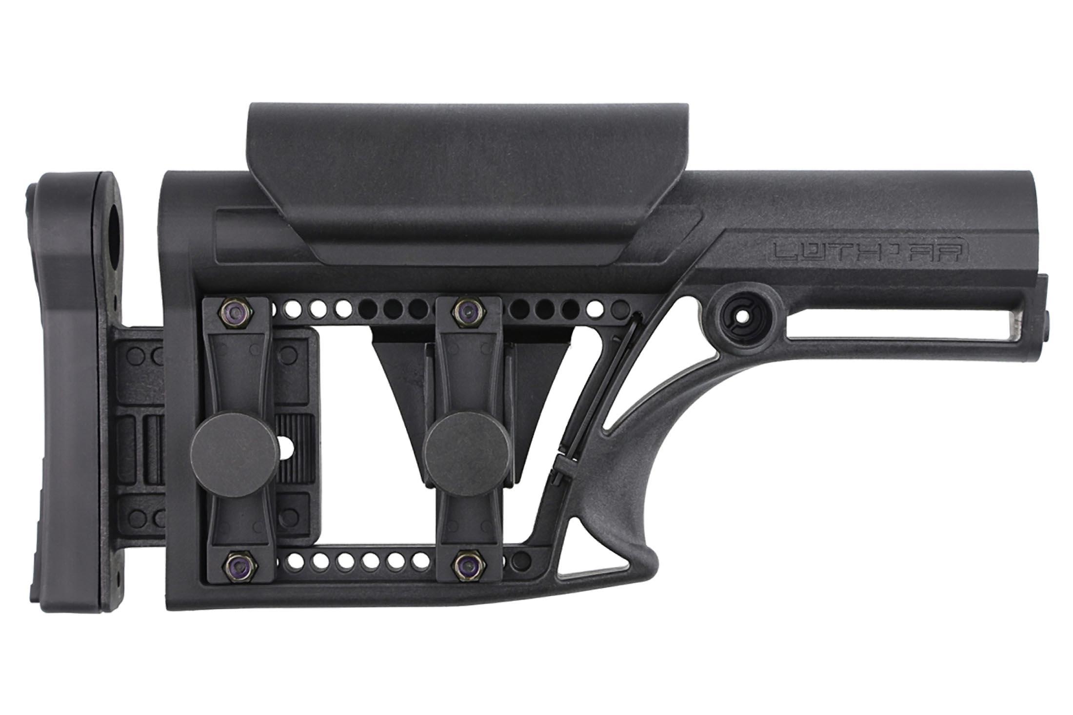 Luth AR MBA1 Modular Buttstock Assembly Fixed Rifle Length AR15 or AR10 Black MBA1
